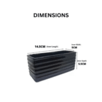 Ceramic Planter Cactus & Succulent Decorative Desk and Table Rectangular Ceramic Plant Pot CP20-CP19 - Image 2