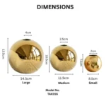 Aura Orb Gold Table Vase Set - Image 2