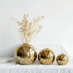 Aura Orb Gold Table Vase Set - Image 7