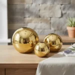 Aura Orb Gold Table Vase Set - Image 3
