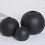Aura Orb Black Table Vase Set - Image 3