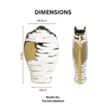 Gilded Ripple Table Vase - Image 3