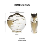 Gilded Ripple Table Vase - Image 4