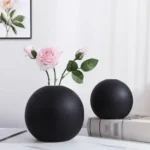 Aura Orb Black Table Vase Set - Image 6