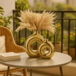 Sculpt Loop Royal Gold Table Vase Set - Image 5