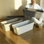 Stone Textured Rectangular Plastic Planter - Image 13