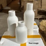 Noble Flute Table Vase Set - Image 3