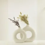 Halo Loop Ivory Cloud Table Vase Set - Image 4