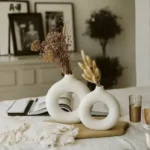 Halo Loop Ivory Cloud Table Vase Set - Image 3