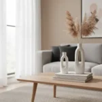 Averin Silhouette White Table Vase Set - Image 3