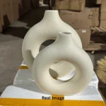 Halo Loop Ivory Cloud Table Vase Set - Image 3