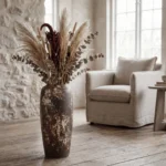 Earthen Patina Floor Vase - Image 5