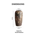 Earthen Patina Floor Vase - Image 3