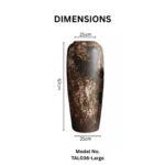 Earthen Patina Floor Vase - Image 2