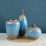 Azure Horizon Table Vase Set - Image 3
