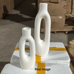 Averin Silhouette White Table Vase Set - Image 3
