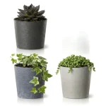 Stone Textured Tall Round Planter Medium - Image 7