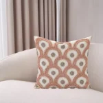 Arc Embroidered Decorative Cushion Cover