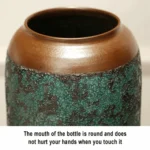 Teal Patina Floor Vase - Image 7