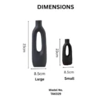 Averin Silhouette Black Table Vase Set - Image 2