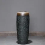 Teal Patina Floor Vase - Image 5