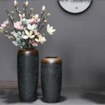 Teal Patina Floor Vase - Image 4