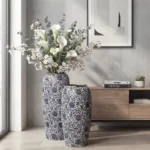 Stone Lace Floor Vase