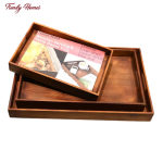 wooden serving tray