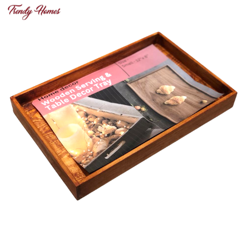 wooden serving tray