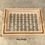 Nature Glow Decorative Solid Wood Serving Tray Set - Image 5
