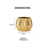 Golden Prism Ceramic Bowl - Image 2
