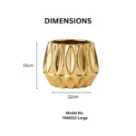 Golden Prism Ceramic Bowl - Image 3