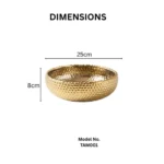 Golden Élan Ceramic Bowl - Image 2