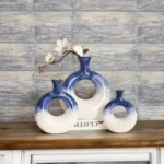 Elysian Orbit Sapphire Tide Table Vase Set