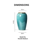 Jade Calm Table Vase 3pc Set - Image 3