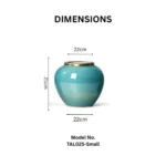 Jade Calm Table Vase 3pc Set - Image 4