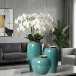 Jade Calm Table Vase 3pc Set - Image 9