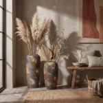 Molten Stone Floor Vase - Image 6