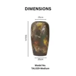 Molten Stone Floor Vase - Image 3