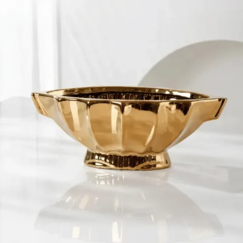 Fluted Majesty Ceramic Bowl