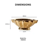Fluted Majesty Ceramic Bowl - Image 2