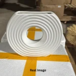 White Half Circle Table Vase - Image 3