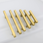 Stainless Steel Round leg Square handle Gold