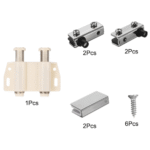 TAITA High Quality Heavy Glass Hinge Double Door Kit - Image 4