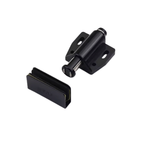 Glass Hinge Single Door Kit Black