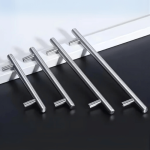 Hollow Furniture Tube Handle Silver 12mm