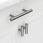 TAITA Bold Hollow Furniture Tube Handle Silver 12mm - Image 2