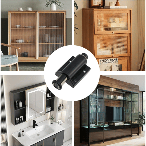 133 TAITA High Quality Glass Hinge Single Door Kit Black - Image 7