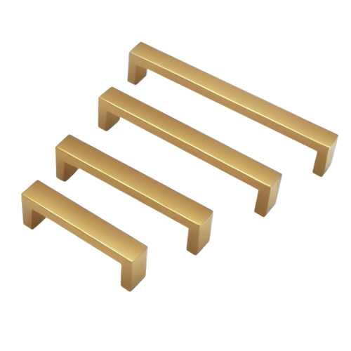 Square Furniture Handle Gold 10 x 20mm