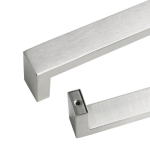 TAITA High Quality Square Furniture Handle Silver 10 x 20mm - Image 4